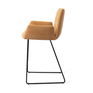 Jesper Home Misaki barkruk H65 Honey Harvest slide black