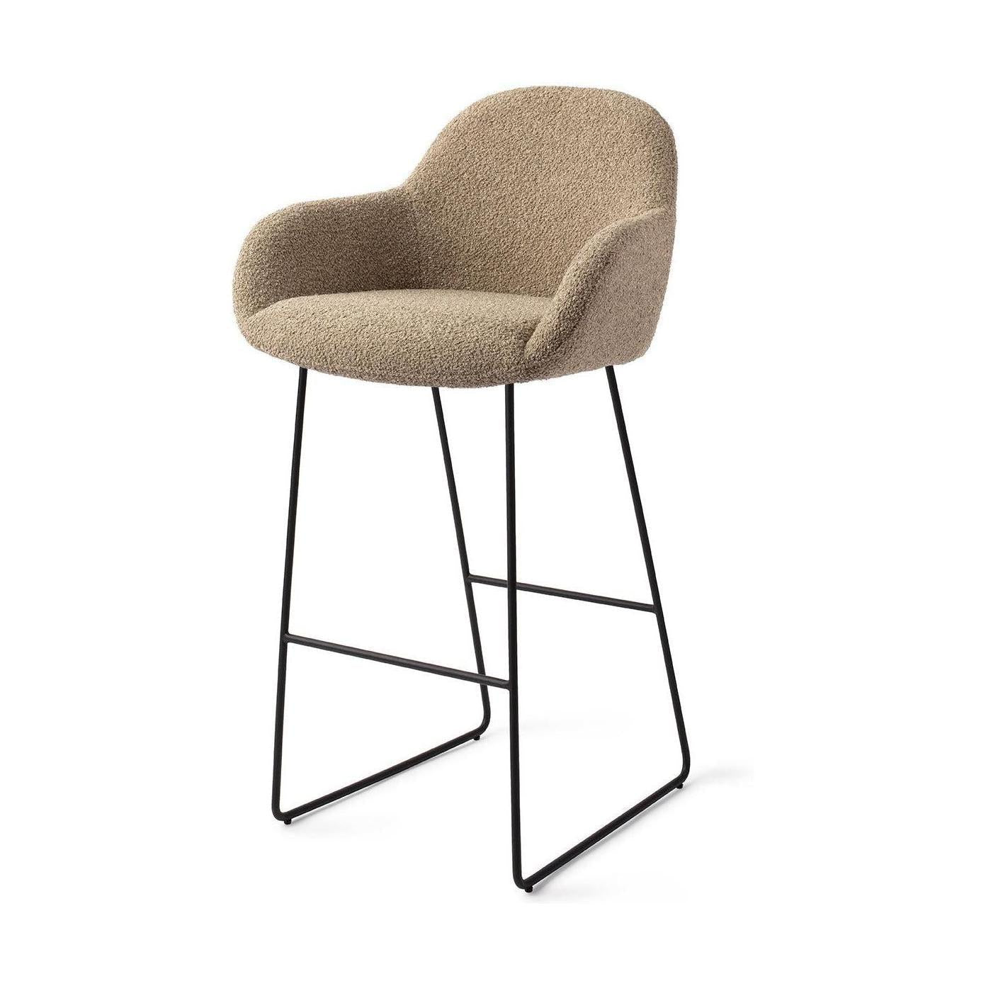 Jesper Home Kushi barkruk H75 Moss Meadow slide black