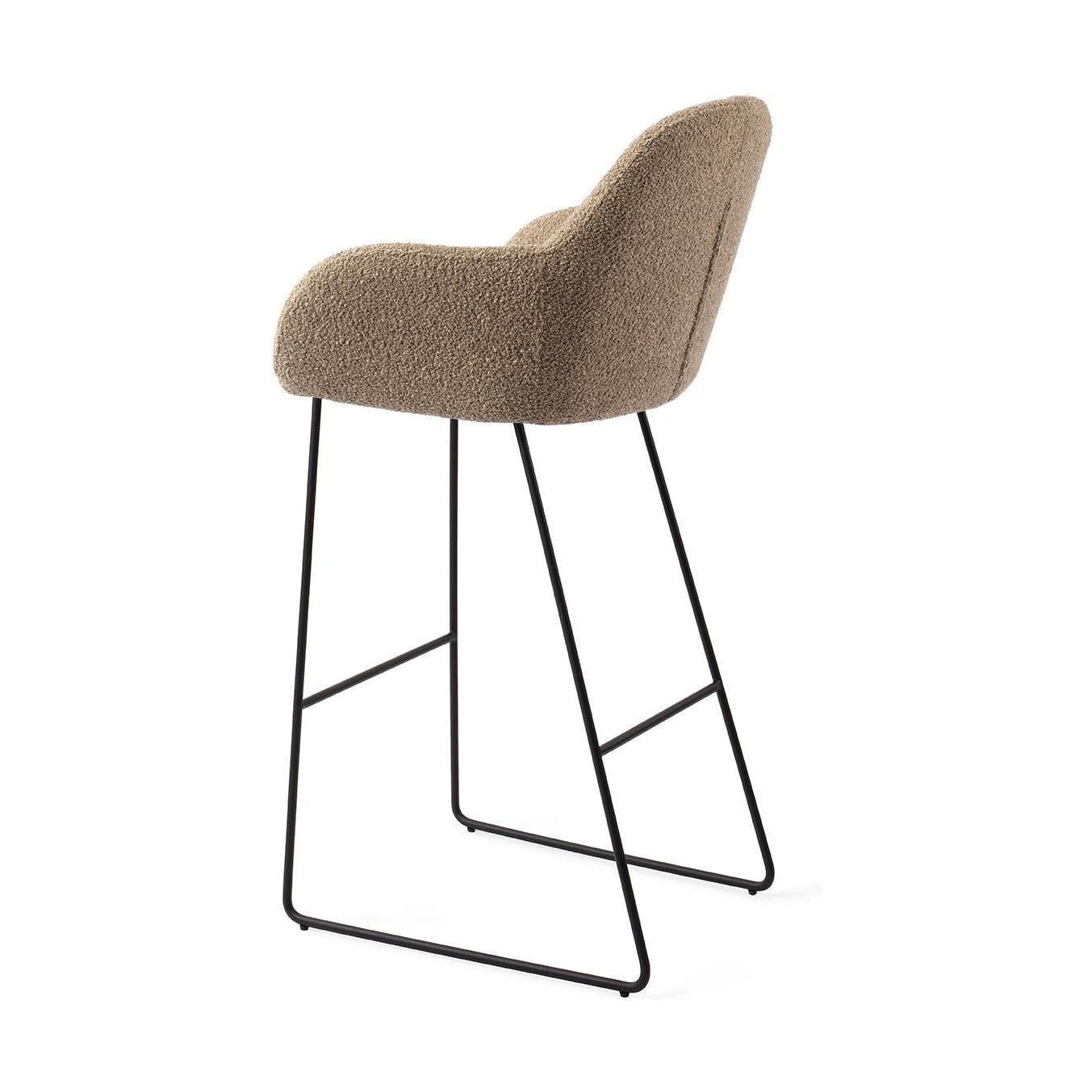 Jesper Home Kushi barkruk H75 Moss Meadow slide black