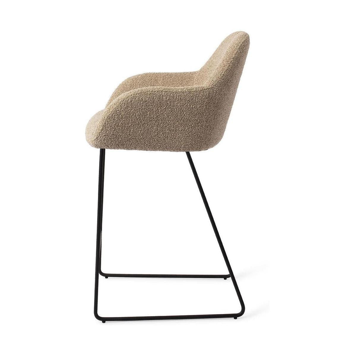 Jesper Home Kushi barkruk H65 Moss Meadow slide black