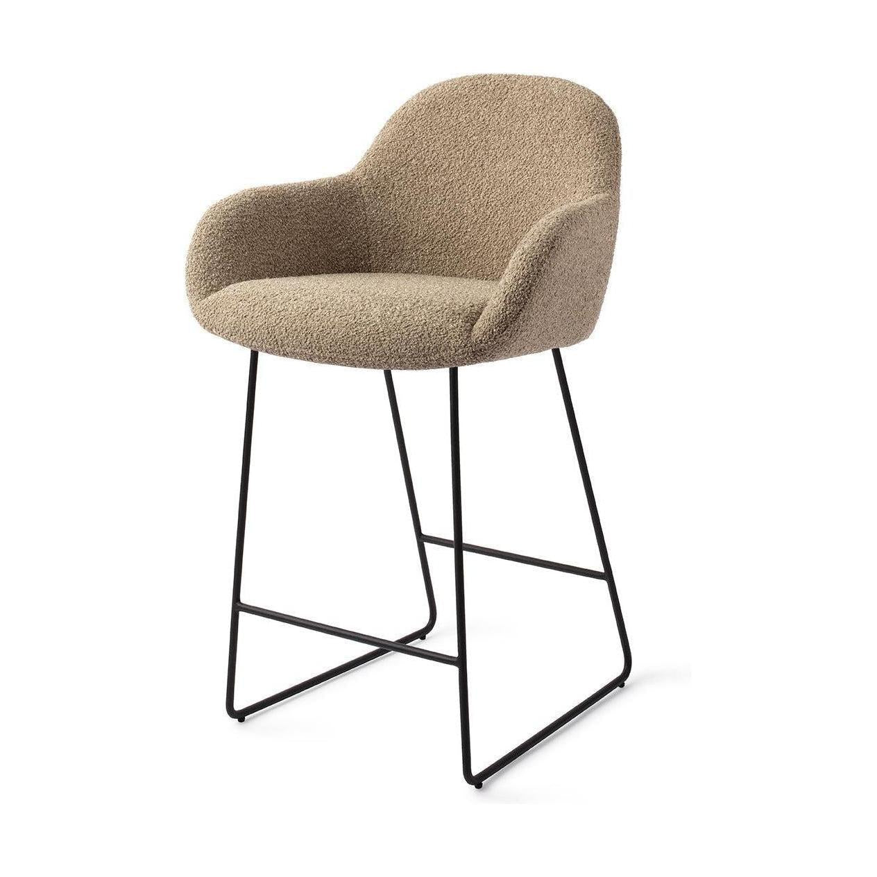 Jesper Home Kushi barkruk H65 Moss Meadow slide black