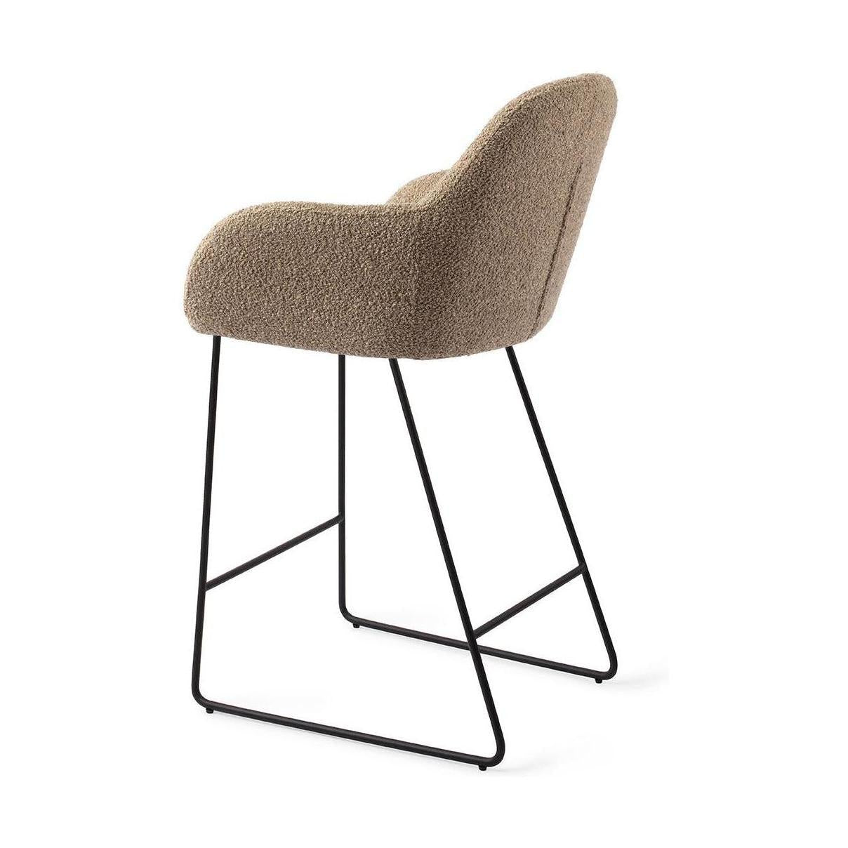Jesper Home Kushi barkruk H65 Moss Meadow slide black