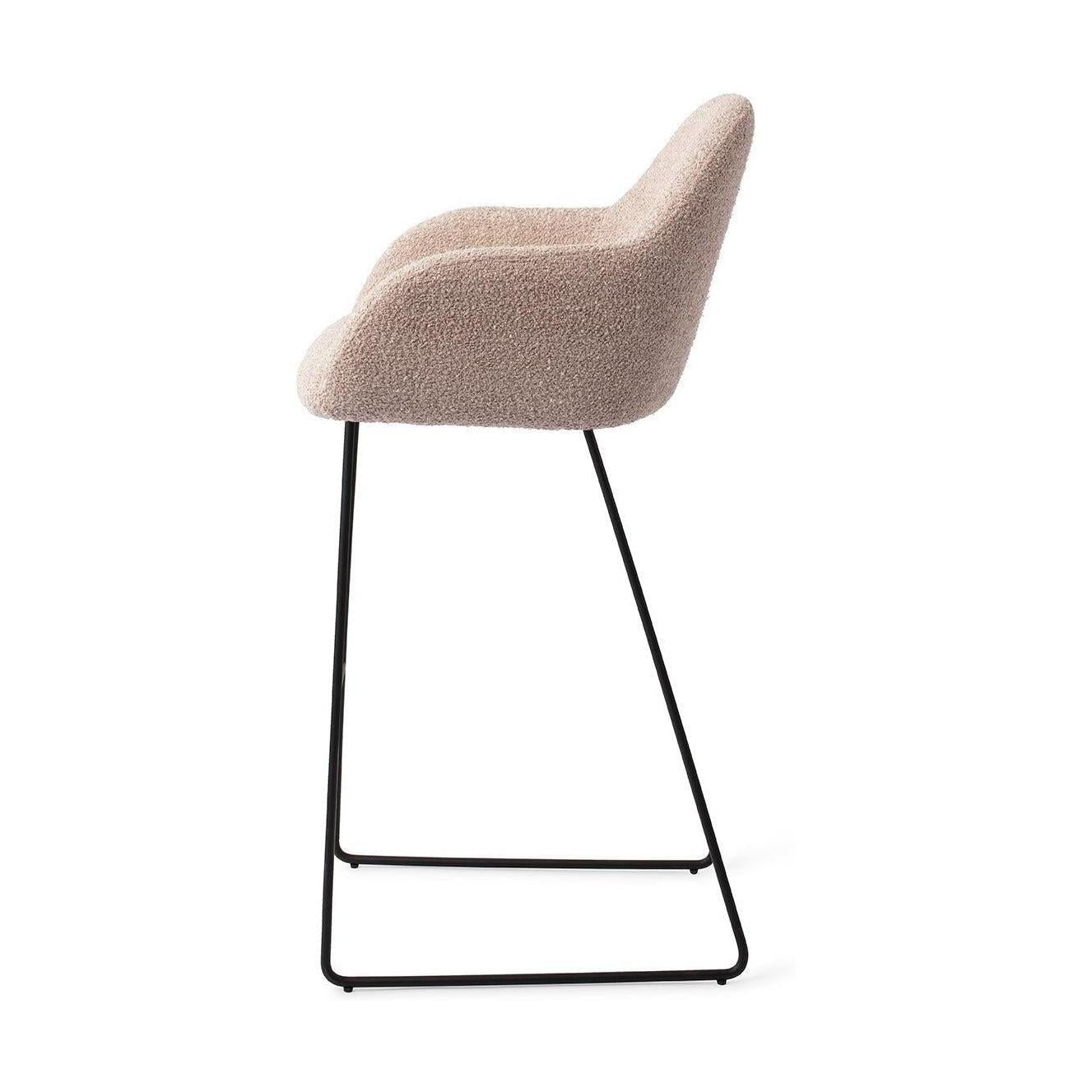 Jesper Home Kushi barkruk H75 Stone Haze slide black