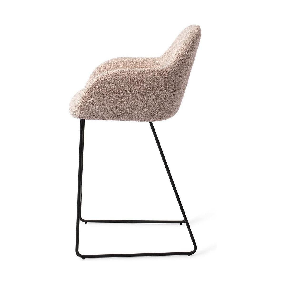 Jesper Home Kushi barkruk H65 Stone Haze slide black