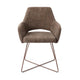 Jesper Home Yanai eetkamerstoel Checked Chestnut cross rose