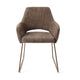 Jesper Home Yanai eetkamerstoel Checked Chestnut slide rose