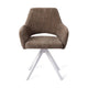 Jesper Home Yanai eetkamerstoel Checked Chestnut turn white