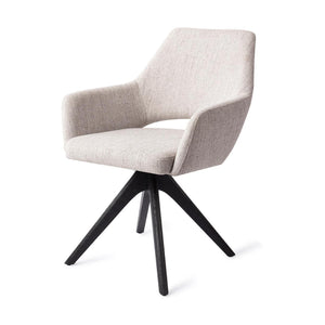 Jesper Home Yanai eetkamerstoel Pigeon revolve oak black