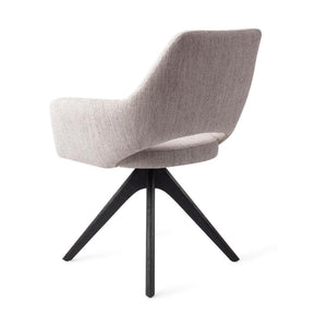 Jesper Home Yanai eetkamerstoel Pigeon revolve oak black