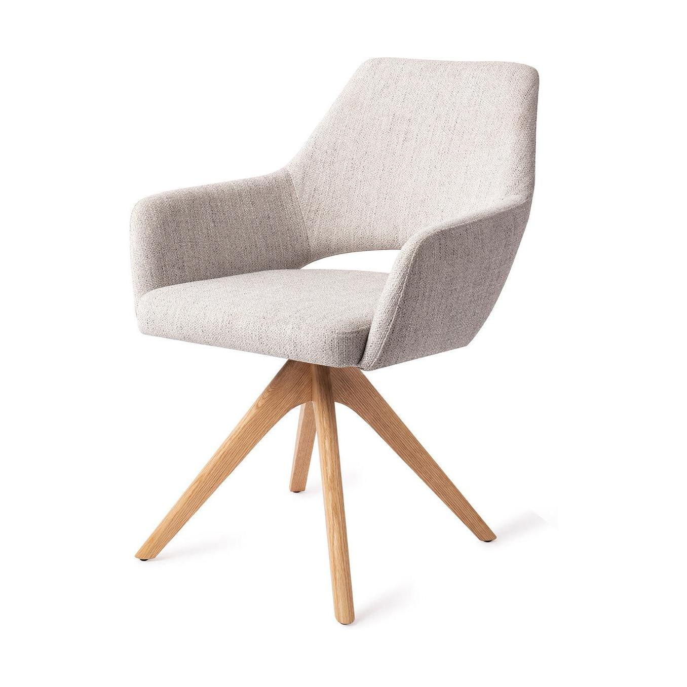 Jesper Home Yanai eetkamerstoel Pigeon revolve oak natural