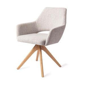 Jesper Home Yanai eetkamerstoel Pigeon revolve oak natural