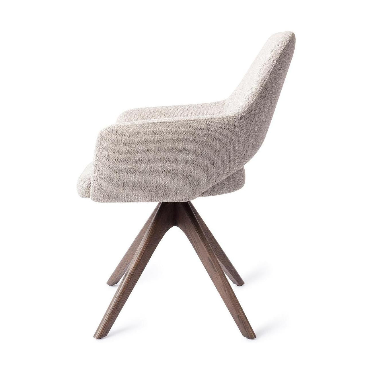 Jesper Home Yanai eetkamerstoel Pigeon revolve oak walnut