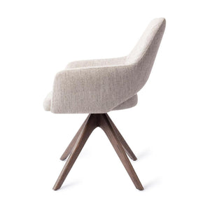 Jesper Home Yanai eetkamerstoel Pigeon revolve oak walnut