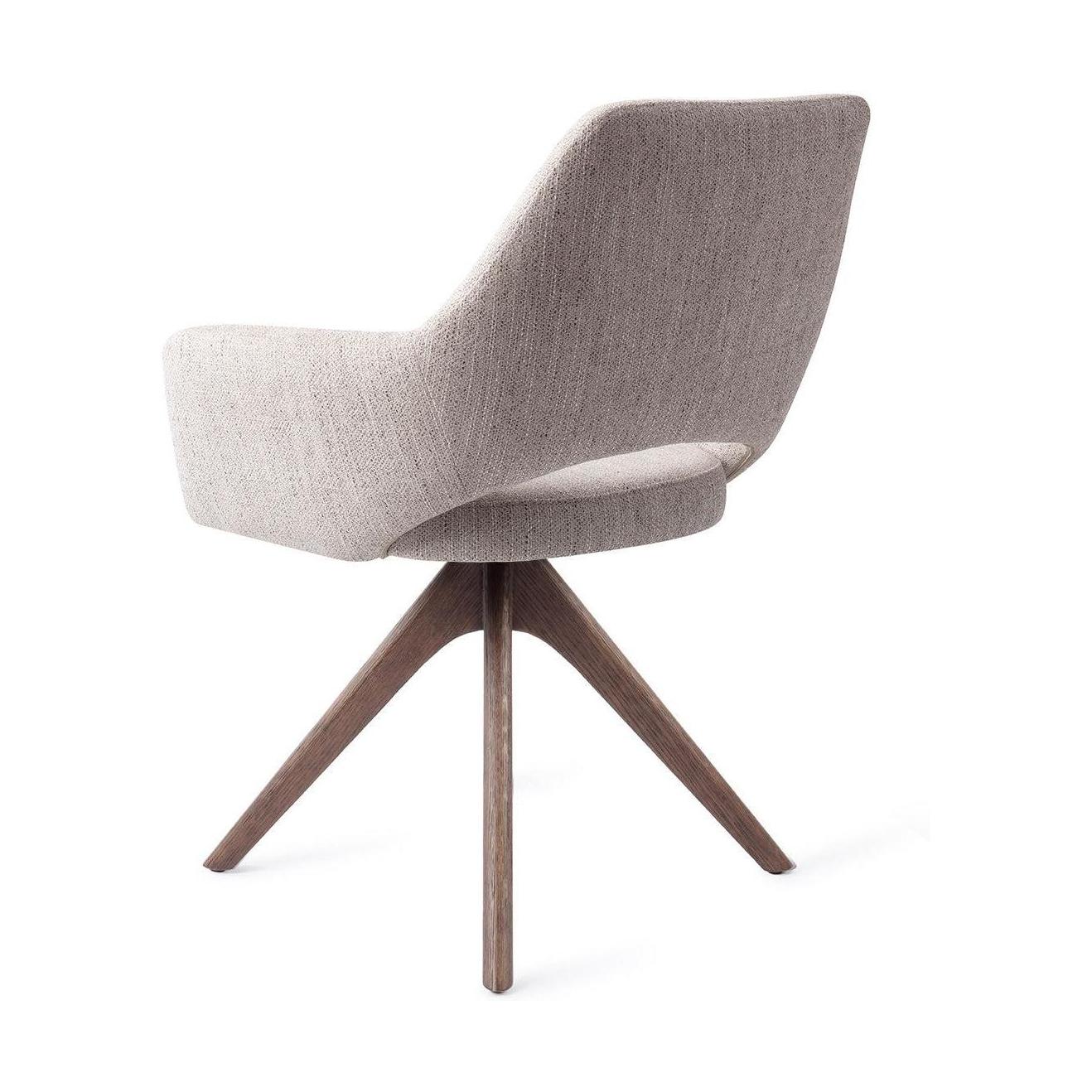 Jesper Home Yanai eetkamerstoel Pigeon revolve oak walnut