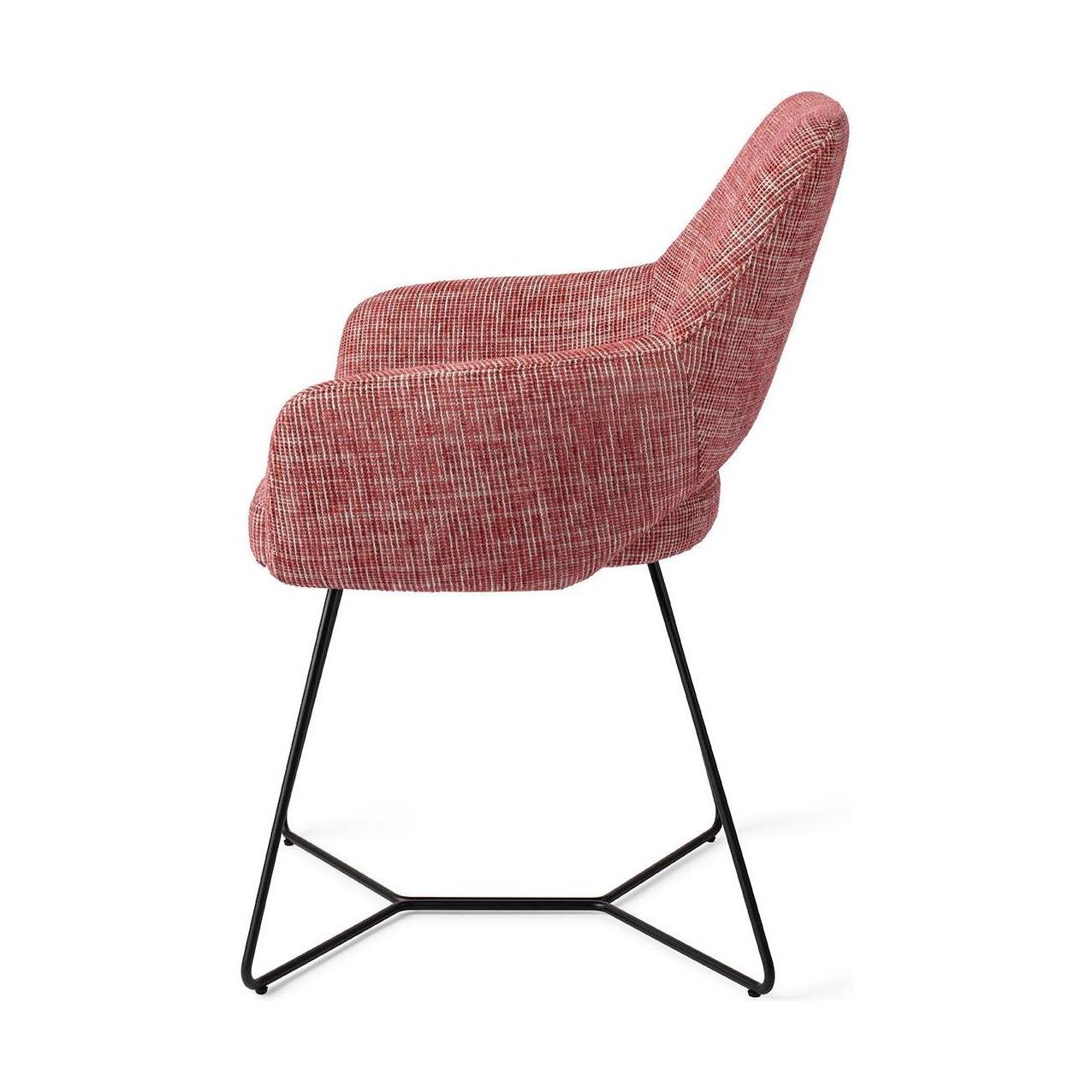 Jesper Home Yanai eetkamerstoel Berry Bars beehive black