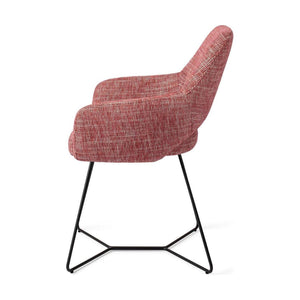 Jesper Home Yanai eetkamerstoel Berry Bars beehive black