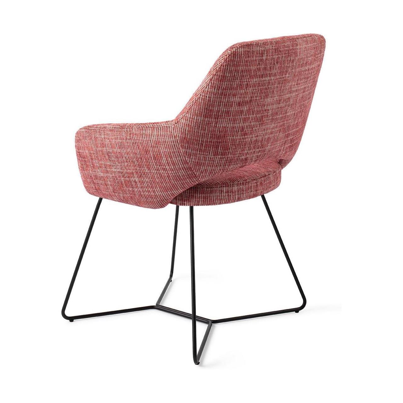 Jesper Home Yanai eetkamerstoel Berry Bars beehive black