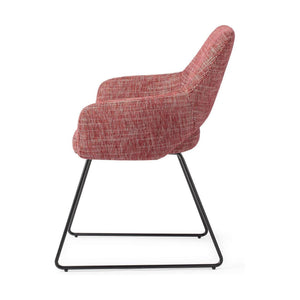 Jesper Home Yanai eetkamerstoel Berry Bars slide black