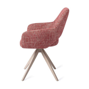 Jesper Home Yanai eetkamerstoel Berry Bars turn beige