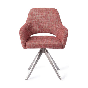Jesper Home Yanai eetkamerstoel Berry Bars turn steel