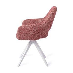 Jesper Home Yanai eetkamerstoel Berry Bars turn white