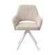 Jesper Home Yanai eetkamerstoel Caramel Grid turn white