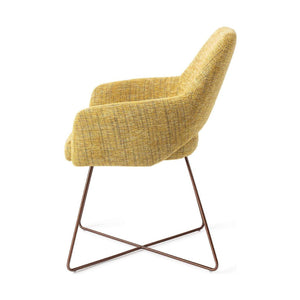 Jesper Home Yanai eetkamerstoel Lemon Limes cross rose