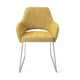Jesper Home Yanai eetkamerstoel Lemon Limes slide steel