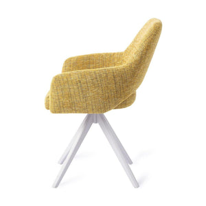 Jesper Home Yanai eetkamerstoel Lemon Limes turn white