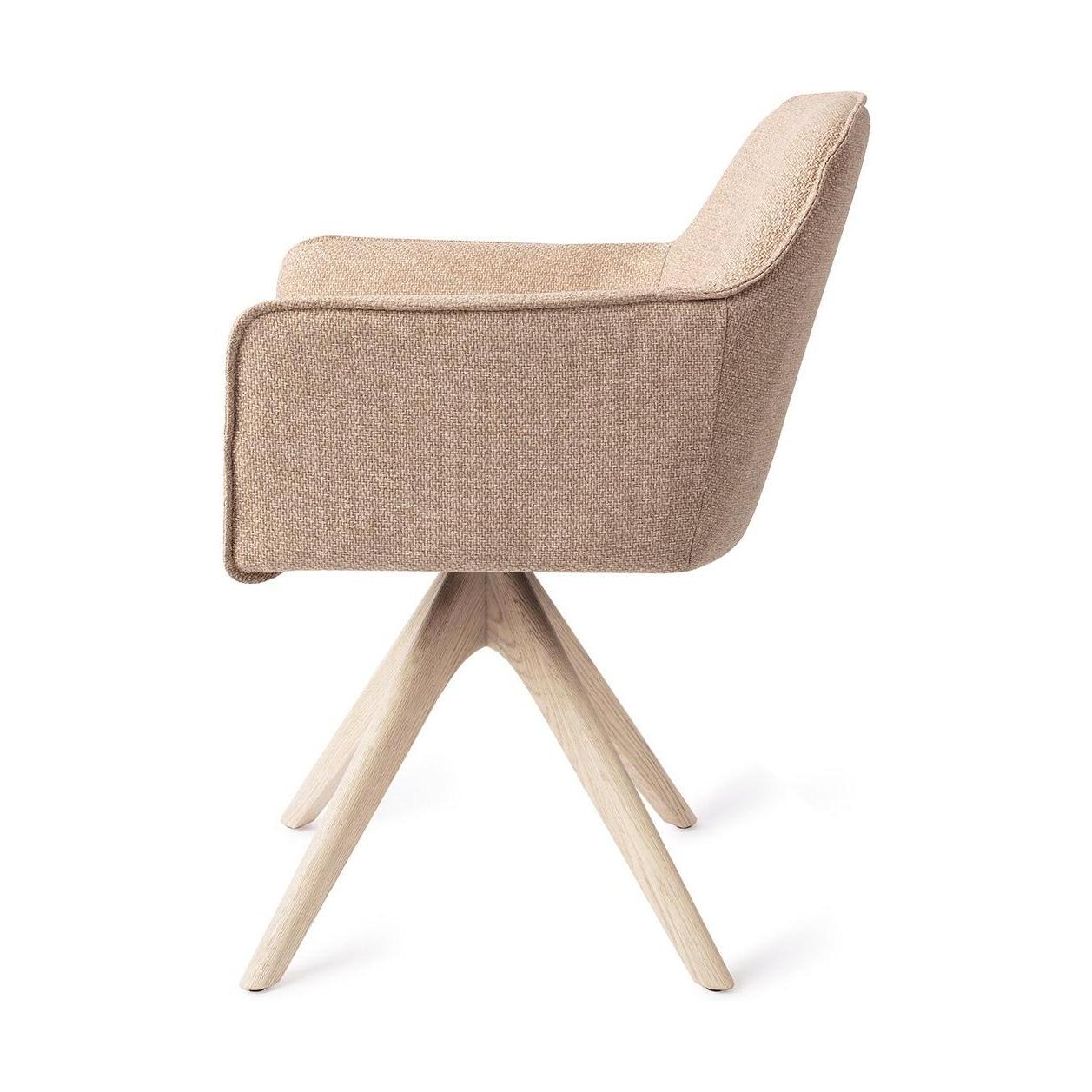 Jesper Home Hofu eetkamerstoel Wild Walnut revolve oak bleach