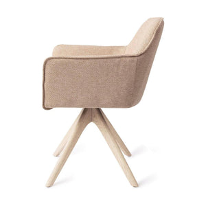 Jesper Home Hofu eetkamerstoel Wild Walnut revolve oak bleach