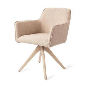 Jesper Home Hofu eetkamerstoel Wild Walnut revolve oak bleach