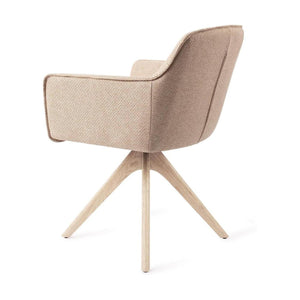 Jesper Home Hofu eetkamerstoel Wild Walnut revolve oak bleach