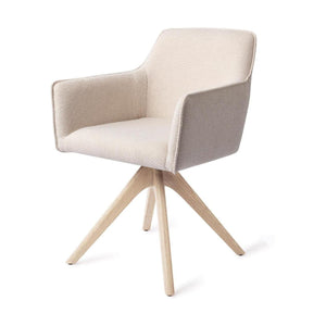 Jesper Home Hofu eetkamerstoel Enoki revolve oak bleach
