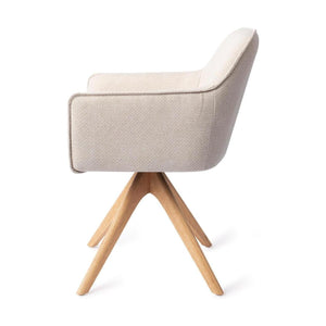 Jesper Home Hofu eetkamerstoel Enoki revolve oak natural