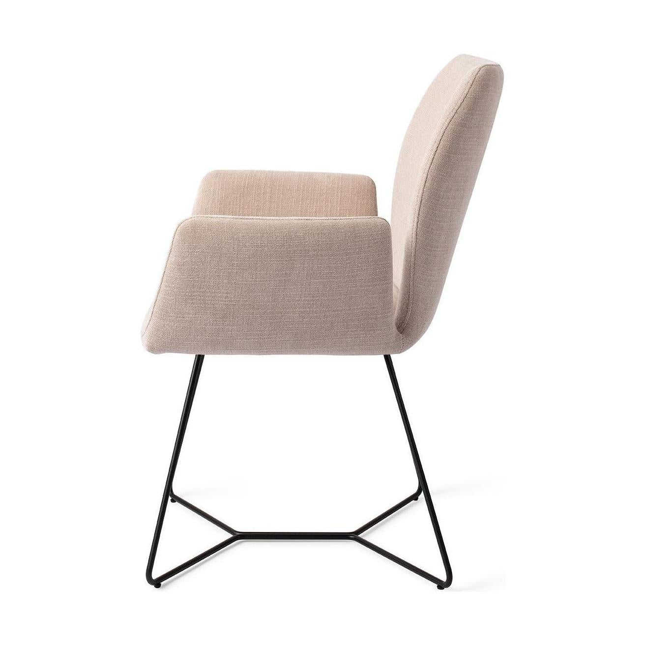 Jesper Home Misaki eetkamerstoel Sand Strand beehive black