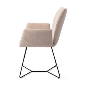 Jesper Home Misaki eetkamerstoel Sand Strand beehive black