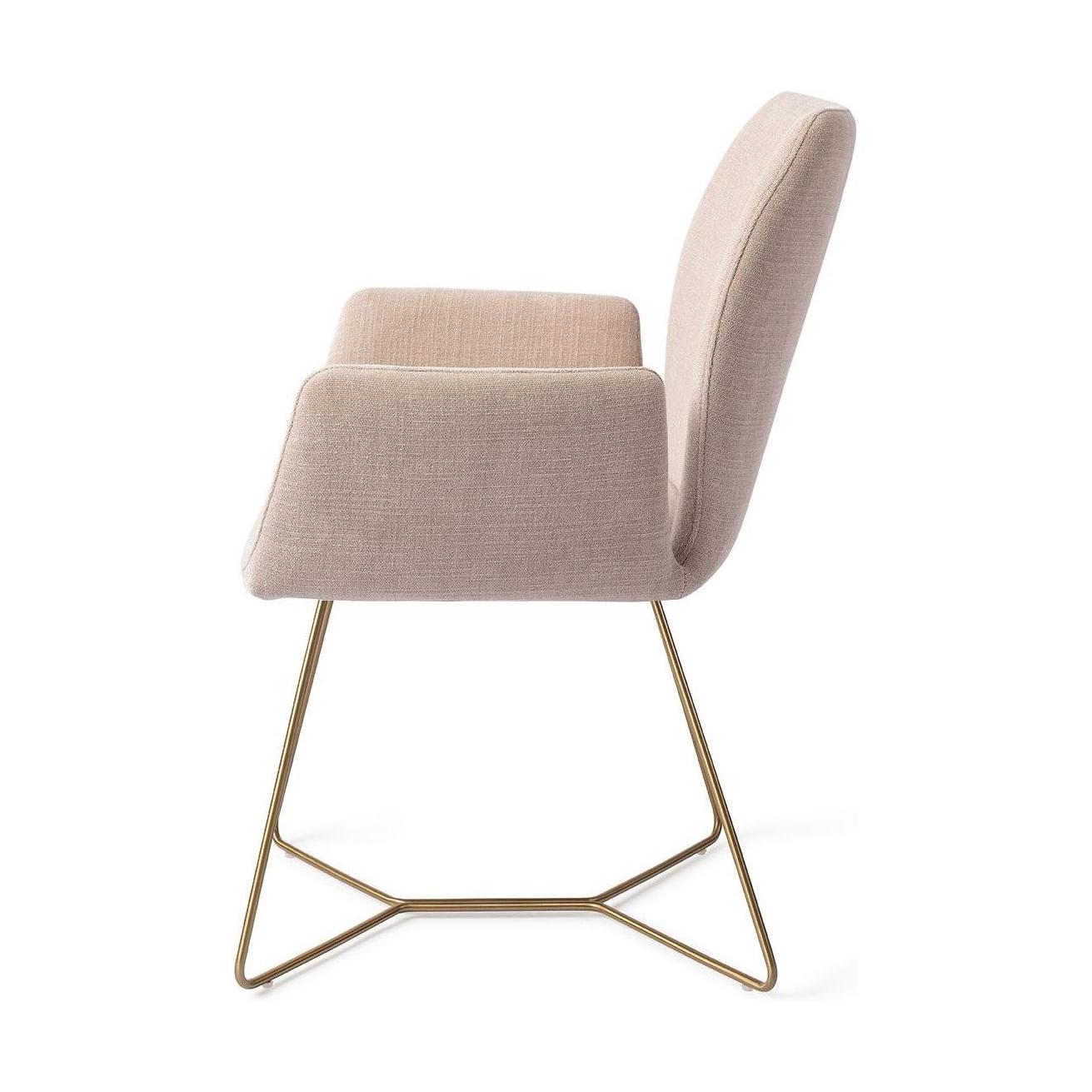 Jesper Home Misaki eetkamerstoel Sand Strand beehive gold