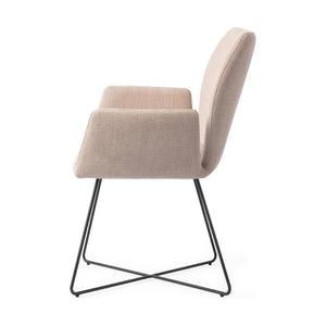 Jesper Home Misaki eetkamerstoel Sand Strand cross black