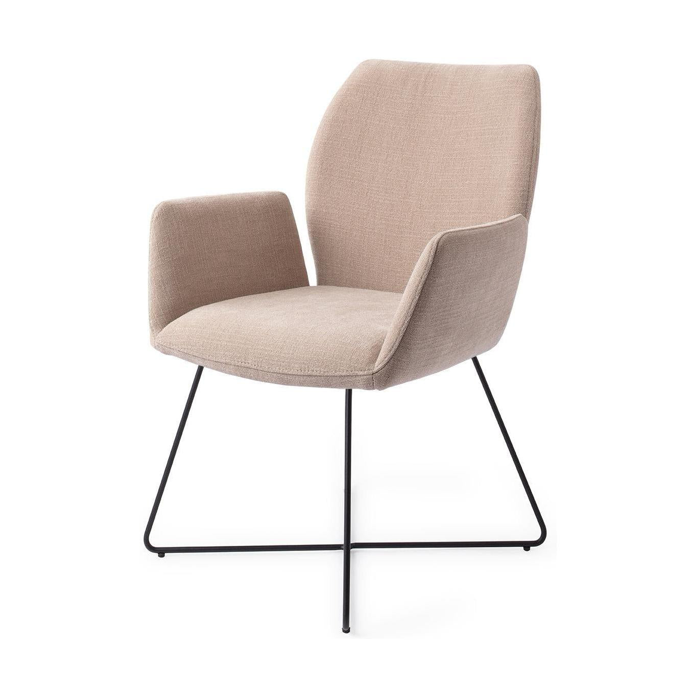 Jesper Home Misaki eetkamerstoel Sand Strand cross black