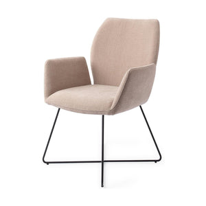 Jesper Home Misaki eetkamerstoel Sand Strand cross black