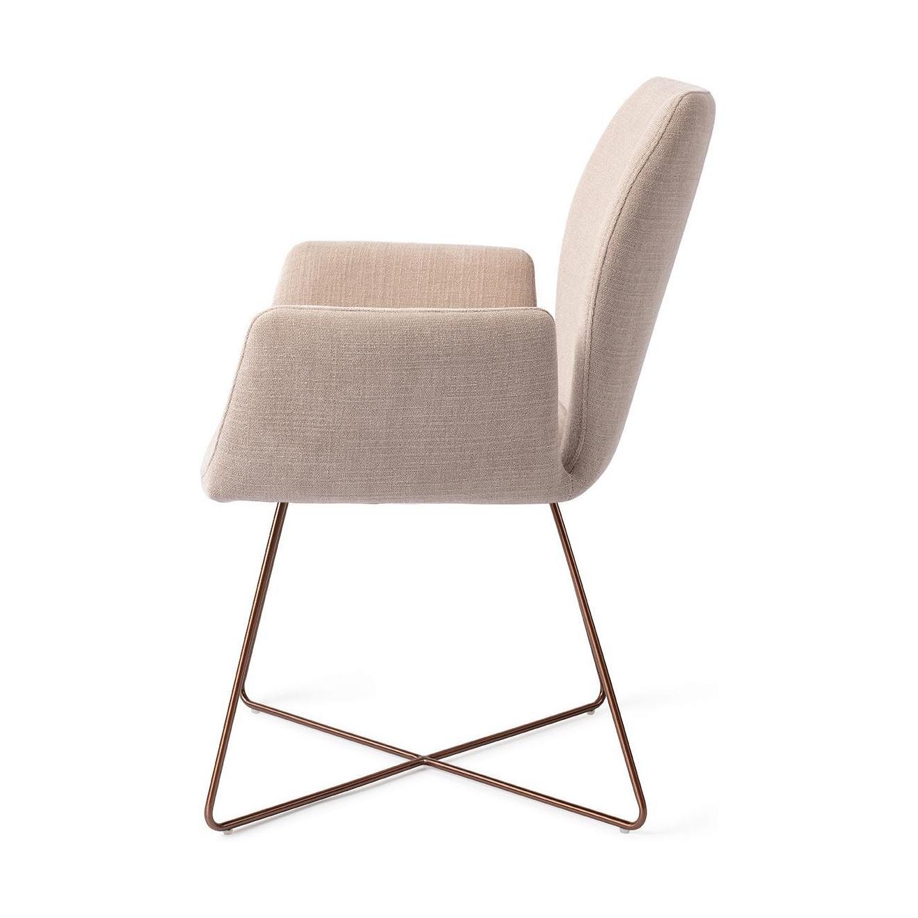Jesper Home Misaki eetkamerstoel Sand Strand cross rose