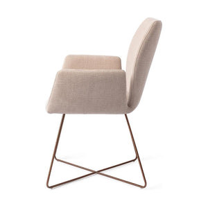 Jesper Home Misaki eetkamerstoel Sand Strand cross rose