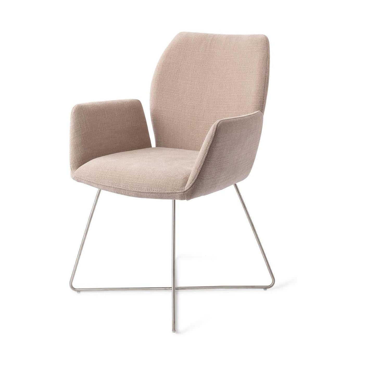 Jesper Home Misaki eetkamerstoel Sand Strand cross steel
