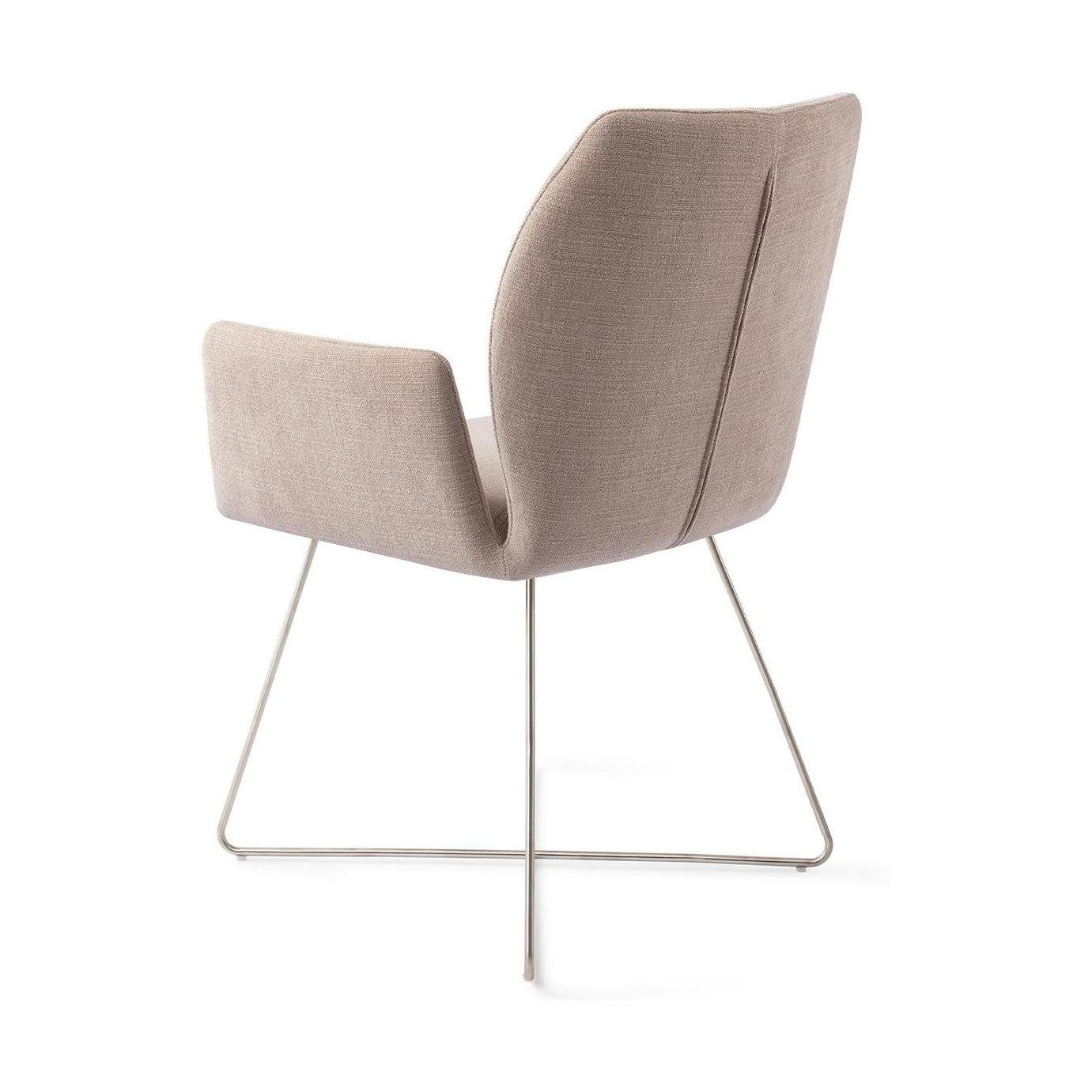 Jesper Home Misaki eetkamerstoel Sand Strand cross steel