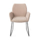 Jesper Home Misaki eetkamerstoel Sand Strand slide black