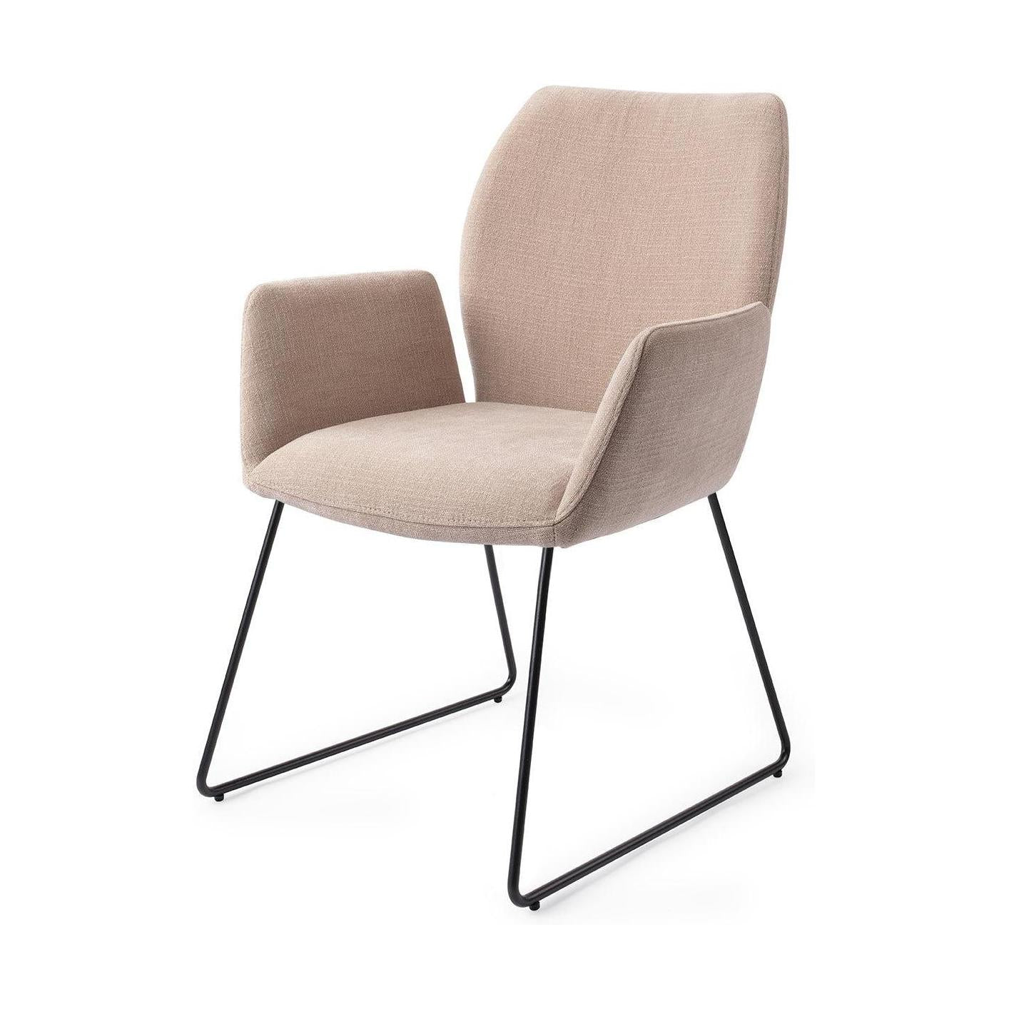 Jesper Home Misaki eetkamerstoel Sand Strand slide black