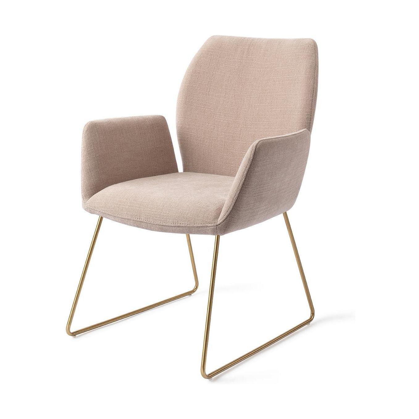 Jesper Home Misaki eetkamerstoel Sand Strand slide gold