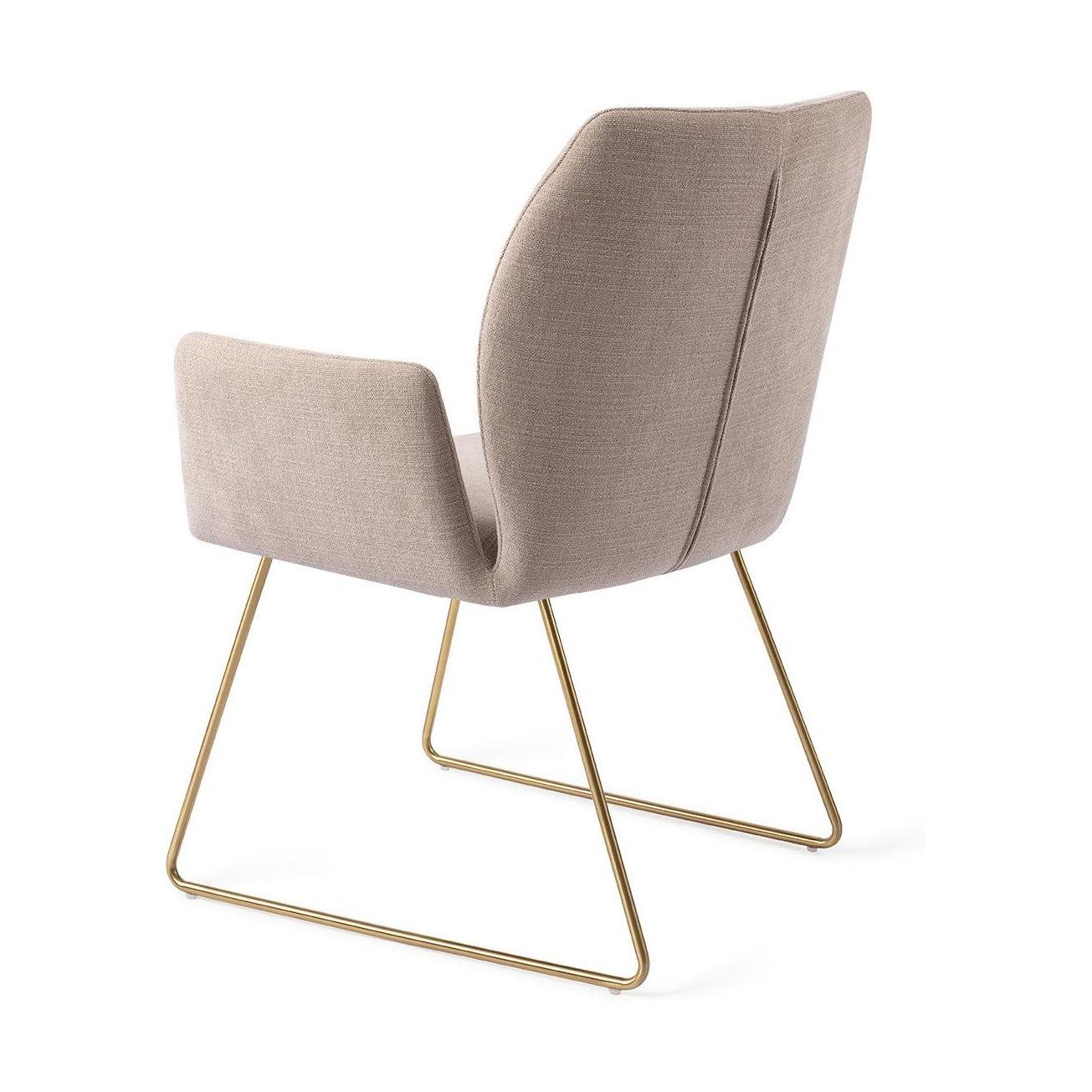 Jesper Home Misaki eetkamerstoel Sand Strand slide gold