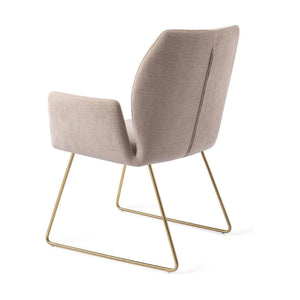 Jesper Home Misaki eetkamerstoel Sand Strand slide gold
